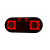 Lampa zespolona tylna z trójkątem odblask. HOR 105, STELLA, diodowa 12/24 V, prawa (6-funkcyjna, przewód okrągły 6x0,5 mm2, długość 2 m)